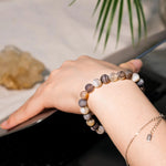 Botswana Agate Bracelet - helmsman - crystal