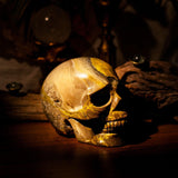 Bumblebee Jasper Skull - helmsman - crystal