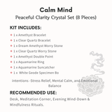 Calm Mind Crystal Ritual Set - helmsman - crystal