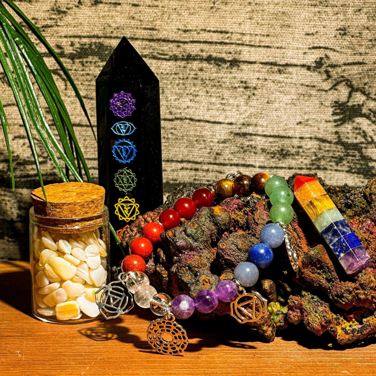 Chakra Harmony Crystal Set - helmsman - crystal