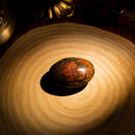 Cherry Creek Jasper Palm Stone - helmsman - crystal