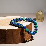 Chrysocolla Bracelet - helmsman - crystal