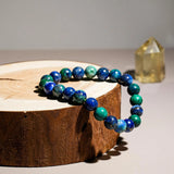 Chrysocolla Bracelet - helmsman - crystal
