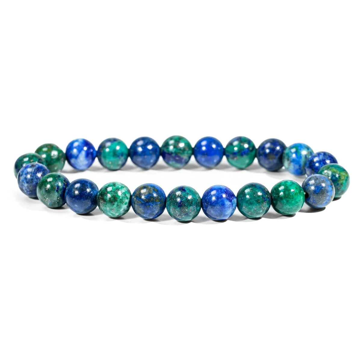 Chrysocolla Bracelet - helmsman - crystal