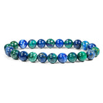 Chrysocolla Bracelet - helmsman - crystal