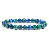 Chrysocolla Bracelet - helmsman - crystal