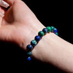 Chrysocolla Bracelet - helmsman - crystal