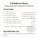 Confidence Boost Crystal Ritual Set - helmsman - crystal
