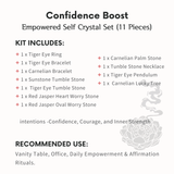 Confidence Boost Crystal Ritual Set - helmsman - crystal