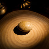 Coral Jade Fossil Palm Stone - helmsman - crystal