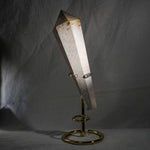 Coral Jade Fossil Wand Ornament - helmsman - crystal