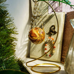 Crazy Lace Agate Sphere - helmsman - crystal