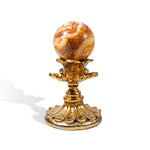 Crazy Lace Agate Sphere - helmsman - crystal
