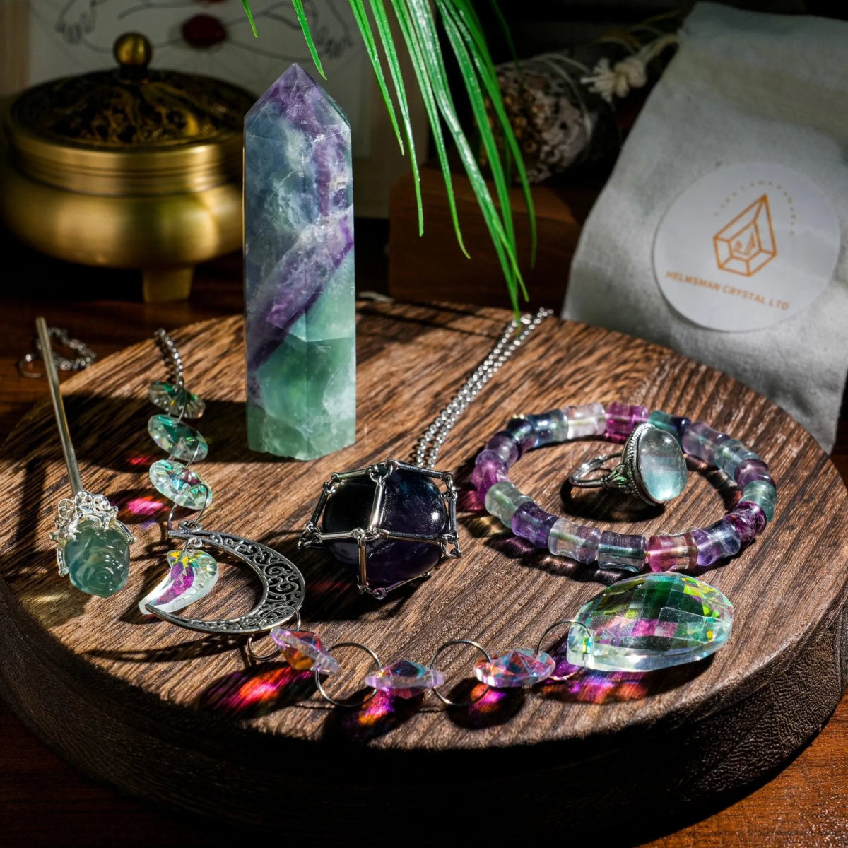 Crystal Energy Six - Piece Set - helmsman - crystal