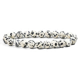 Dalmatian Jasper Bracelet - helmsman - crystal