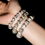 Dalmatian Jasper Bracelet - helmsman - crystal