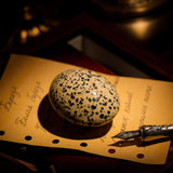 Dalmatian Jasper Palm Stone - helmsman - crystal