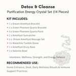 Detox & Cleanse Crystal Ritual Set - helmsman - crystal