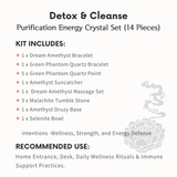 Detox & Cleanse Crystal Ritual Set - helmsman - crystal