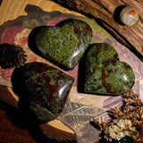 Dragon Blood Stone Heart - helmsman - crystal