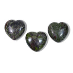 Dragon Blood Stone Mini Heart Set - helmsman - crystal