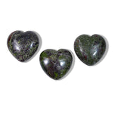 Dragon Blood Stone Mini Heart Set - helmsman - crystal