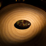 Dragon Blood Stone Palm Stone - helmsman - crystal