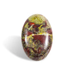 Dragon Blood Stone Palm Stone - helmsman - crystal