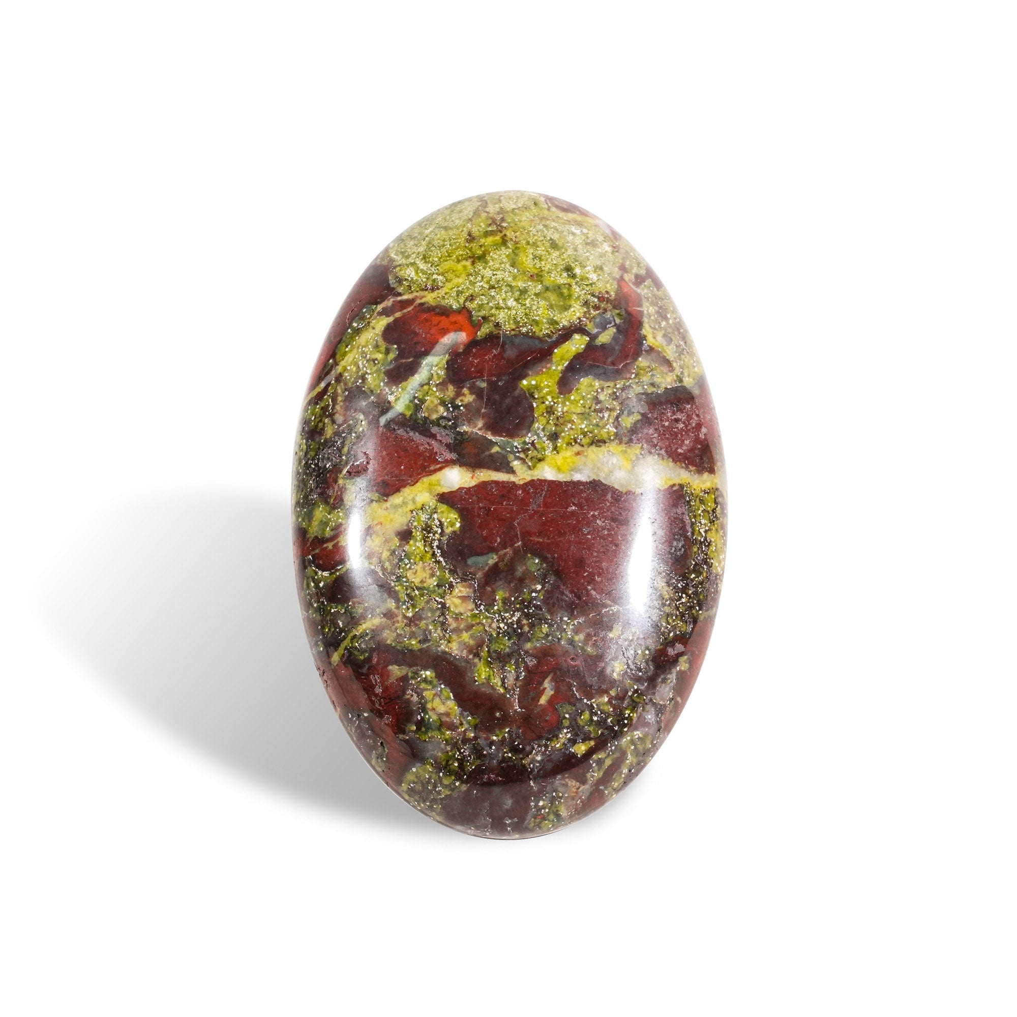 Dragon Blood Stone Palm Stone - helmsman - crystal