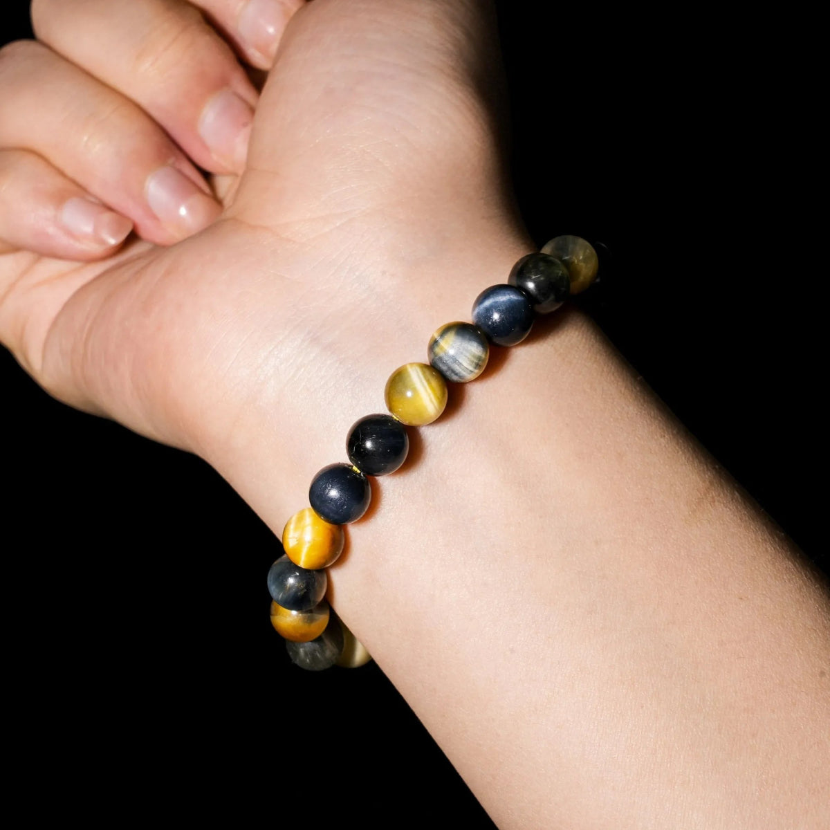 Dream Tiger Eye Stone Bracelet - helmsman - crystal