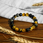 Dream Tiger Eye Stone Bracelet - helmsman - crystal