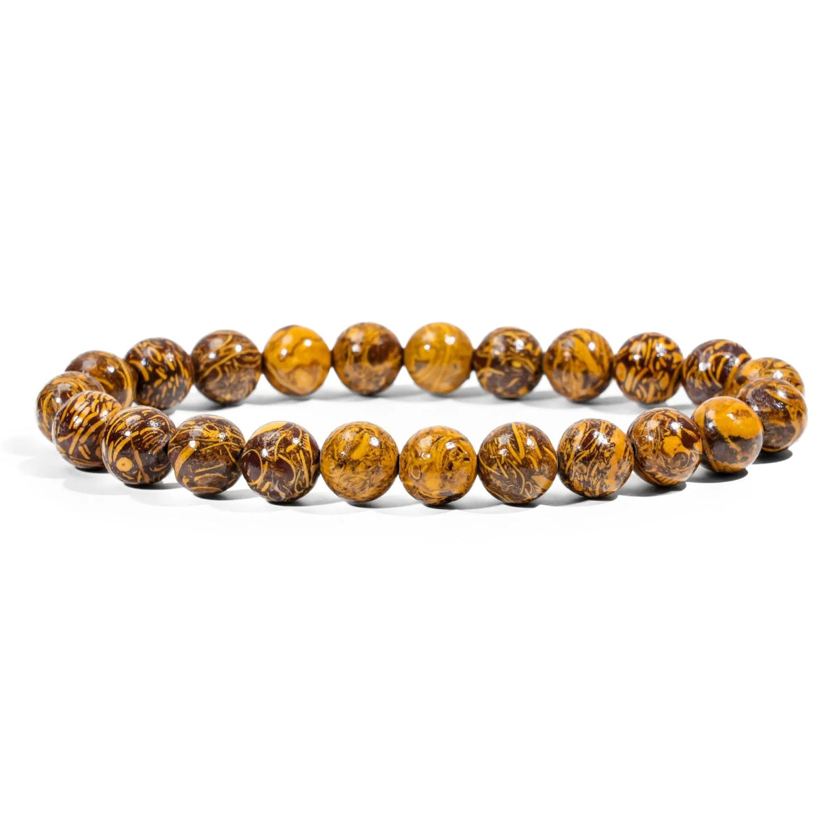 Elephant Skin Jasper Bracelet - helmsman - crystal