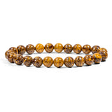 Elephant Skin Jasper Bracelet - helmsman - crystal