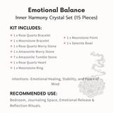 Emotional Balance Crystal Ritual Set - helmsman - crystal