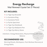 Energy Recharge Crystal Ritual Set - helmsman - crystal