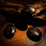 Garnet Palm Stone - helmsman - crystal