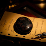 Garnet Palm Stone - helmsman - crystal