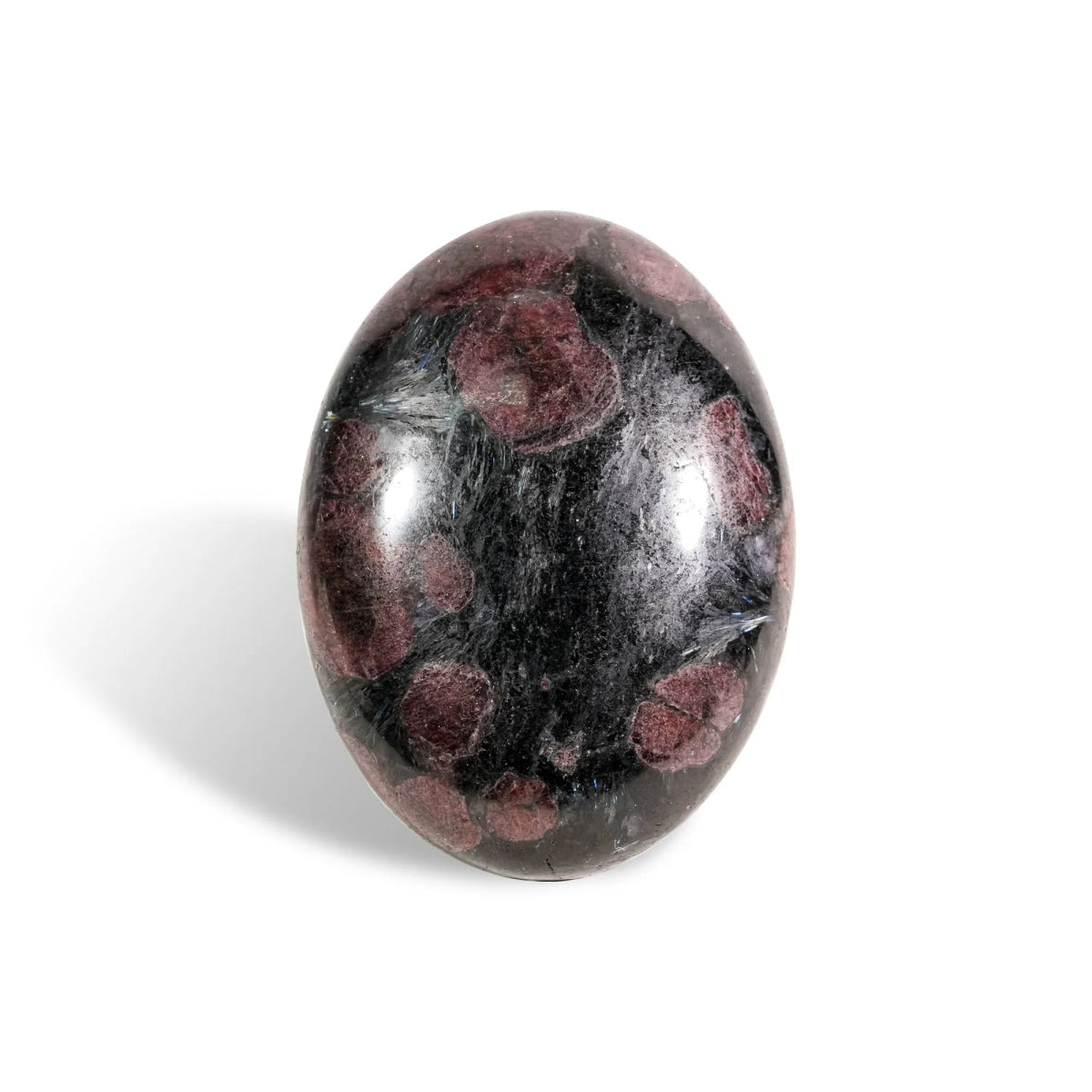 Garnet Palm Stone - helmsman - crystal