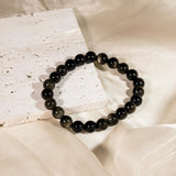 Gold Sheen Obsidian Bracelet - helmsman - crystal