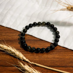 Gold Sheen Obsidian Bracelet - helmsman - crystal