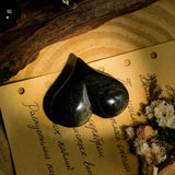 Gold Sheen Obsidian Heart - helmsman - crystal