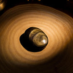 Gold Sheen Obsidian Palm Stone - helmsman - crystal