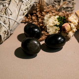 Gold Sheen Obsidian Tumbled Stone Set - helmsman - crystal