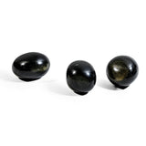 Gold Sheen Obsidian Tumbled Stone Set - helmsman - crystal