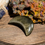 Golden Obsidian Moon - helmsman - crystal