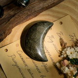 Golden Obsidian Moon - helmsman - crystal