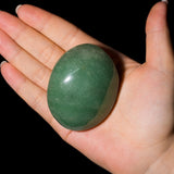 Green Aventurine Palm Stone - helmsman - crystal