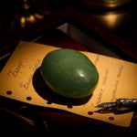 Green Aventurine Palm Stone - helmsman - crystal