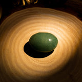 Green Aventurine Palm Stone - helmsman - crystal