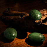Green Aventurine Palm Stone - helmsman - crystal